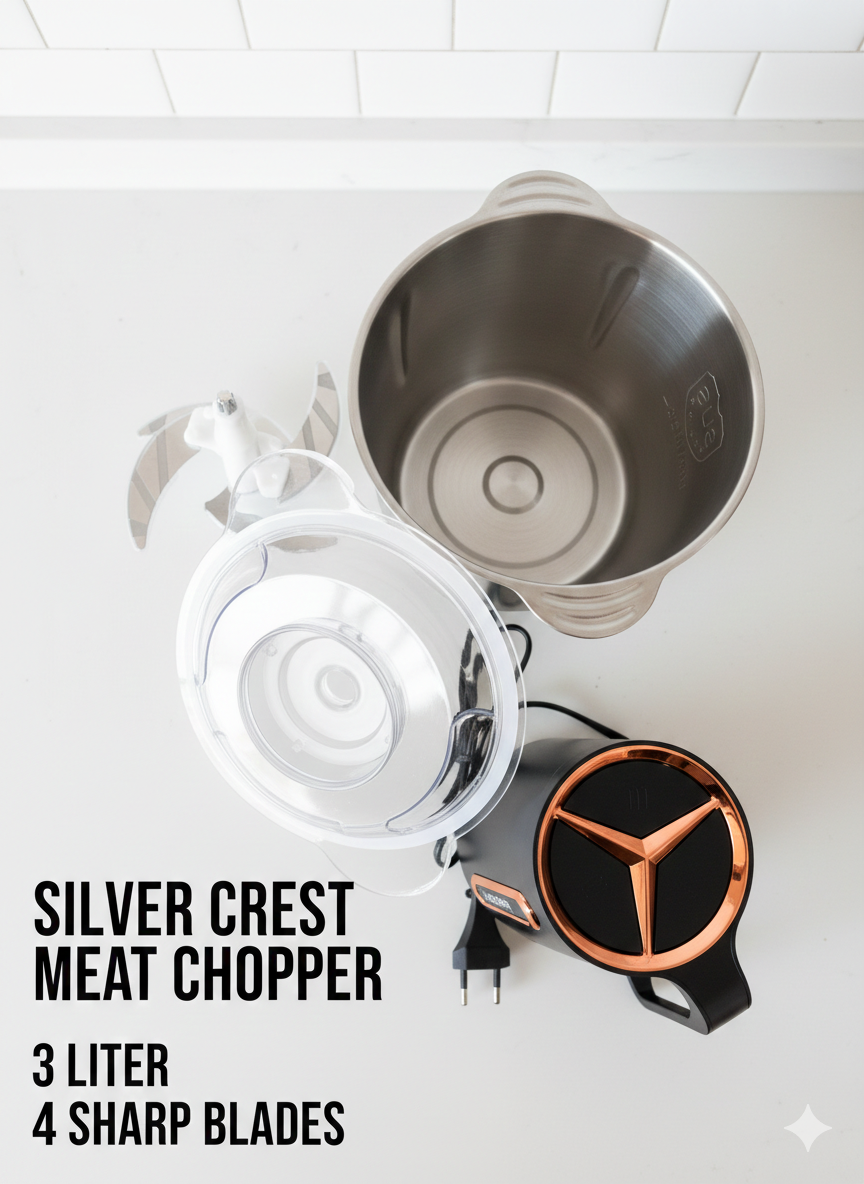 Silver Crest meat chopper 3 liter 3 speed