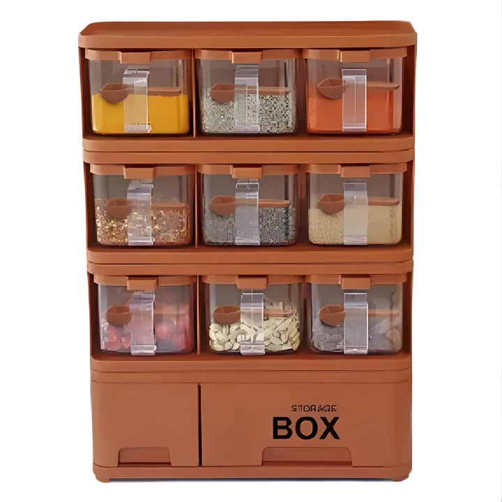 Kitchen Spices Box Storage Box Condiments & Spice Rack