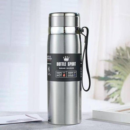 Sports Stainless Steel 1000ml Water Bottle Hot & Cool