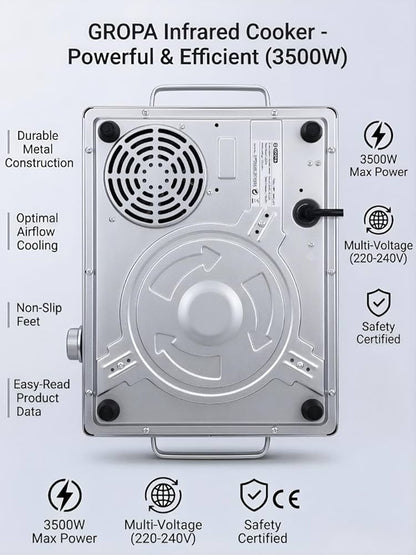 Gropa Electric Stove 3500 Electric Ceramic Stove