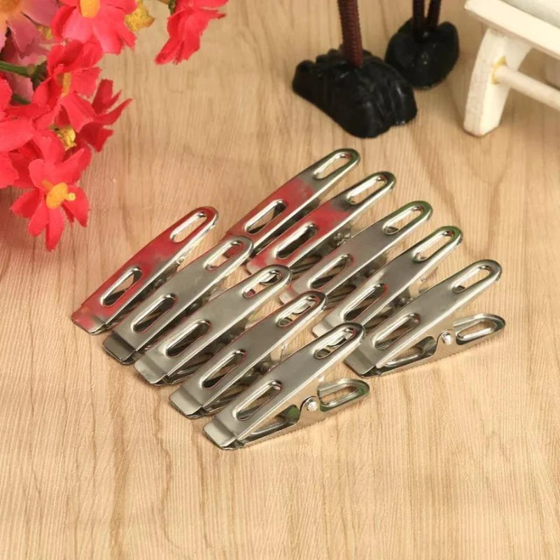 Cloth Hanging Clips Cloth pins Cloth pegs - Good Quality Steel 20 pcs