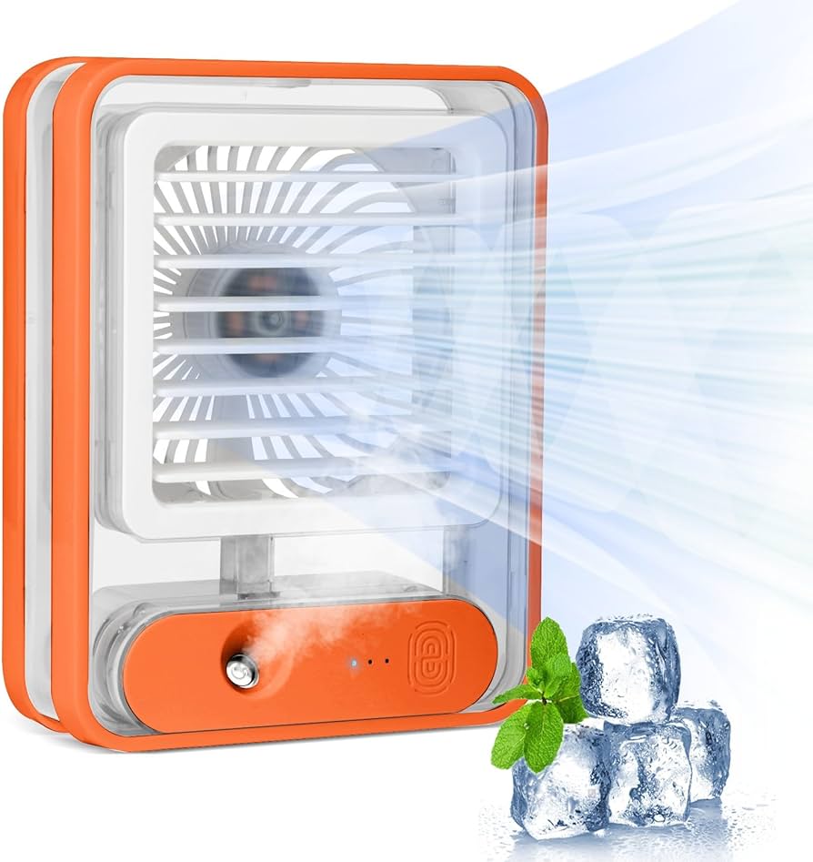 Portable Air Conditioner Fan, Humidifier, Mini cooling fan/Spray cooling fan/Portable mini ac cooling fan