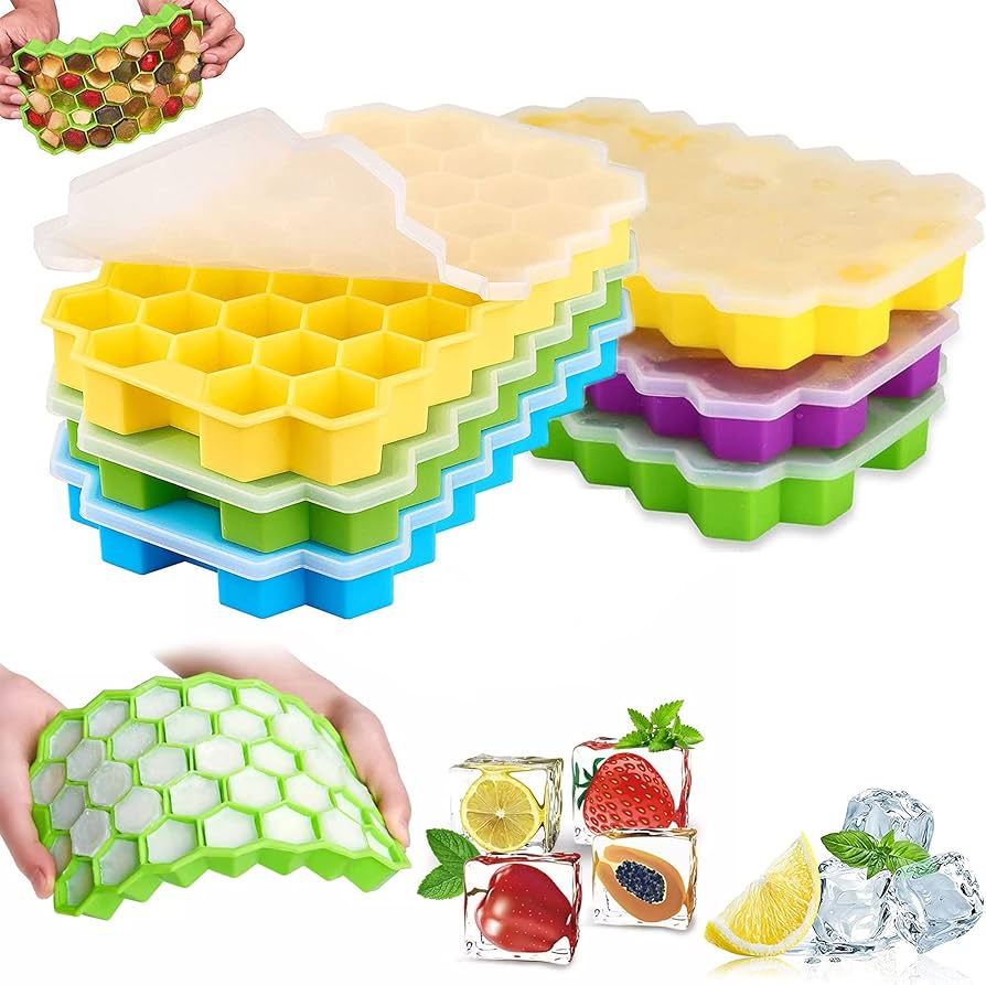 silicone ice cube trays Ice Cube Tray With Lid