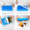 Silicone Ice Cube Tray With Cover Lid