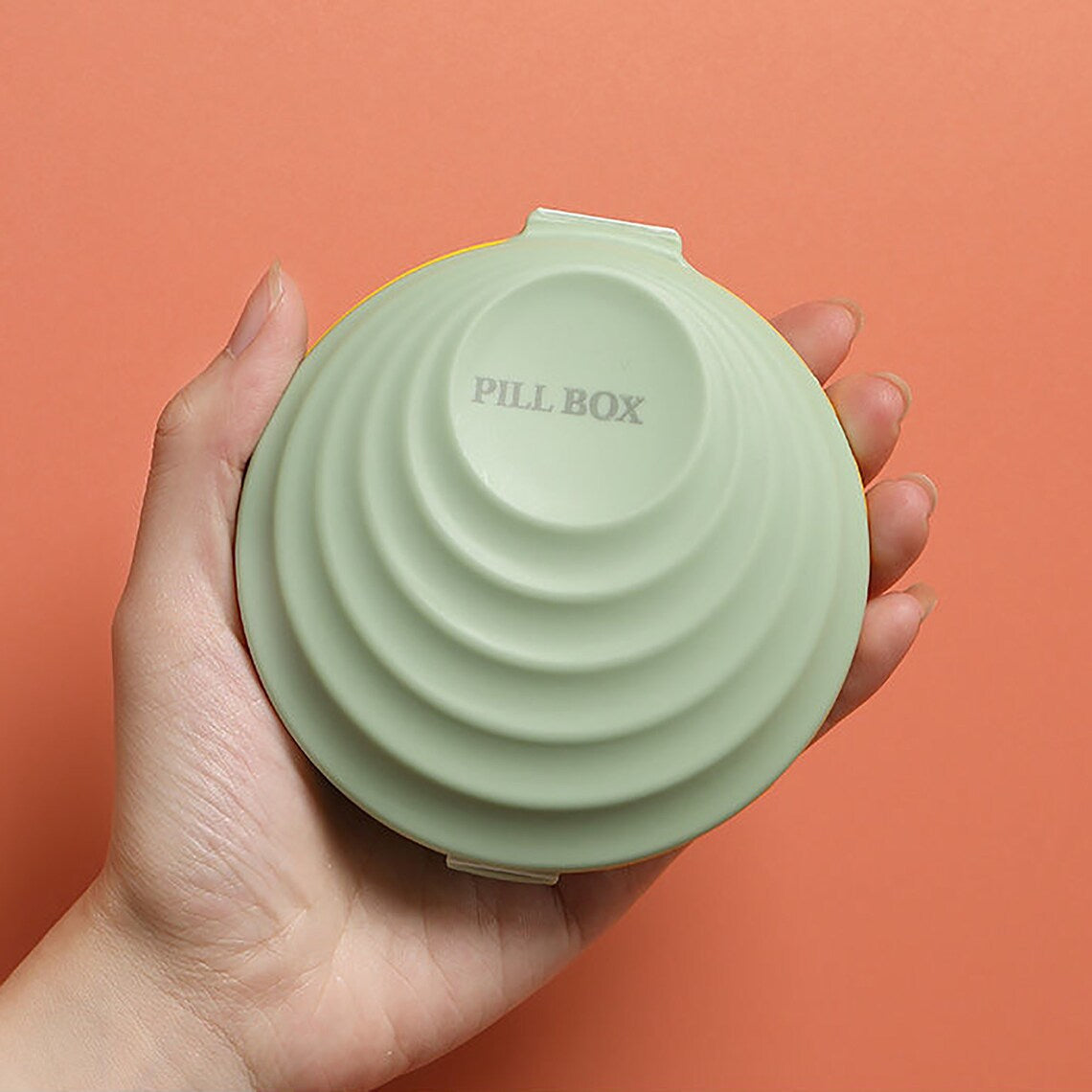 Portable Pill Storage Box 6 Slots for Travel