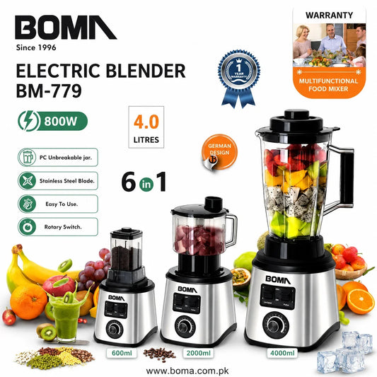 Boma 6-in-1 Multi-Purpose Blender