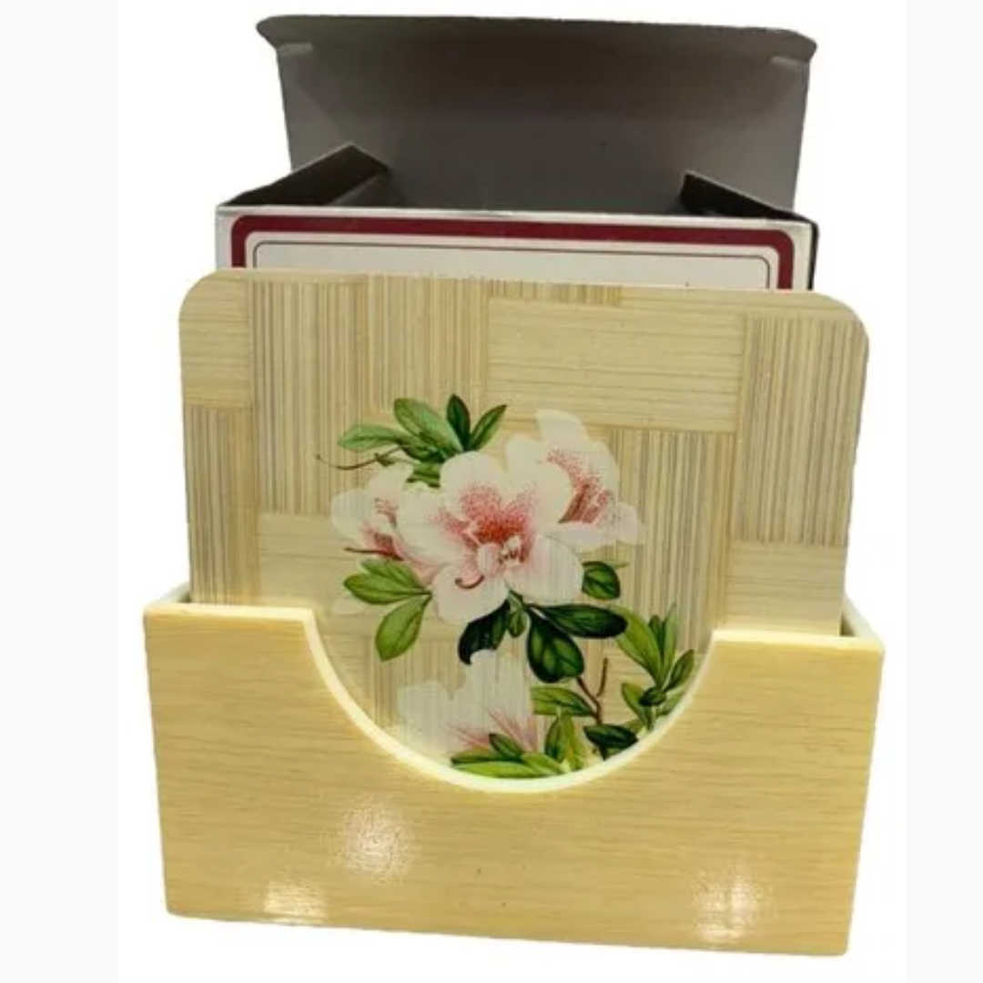 Bamboo Tea Coaster 6pcs