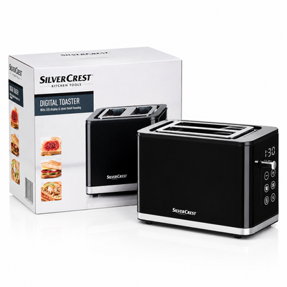Silver Crest 2 Slice Digital Toaster 900W