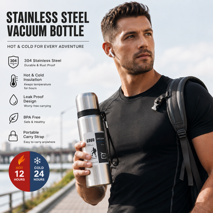water bottle stainless steel vacuum flask 500 ml