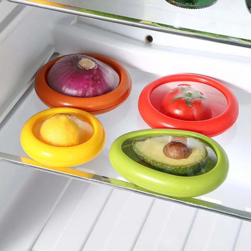 4PC Silicone Fruit and Vegetable Storage