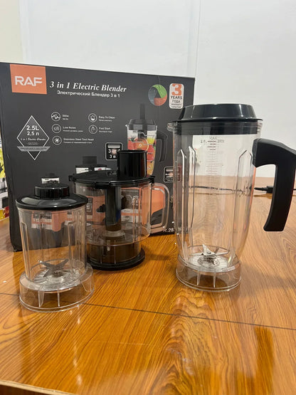 Blender Grinder Juicer Chopper RAF 3 in 1 Electric Blender