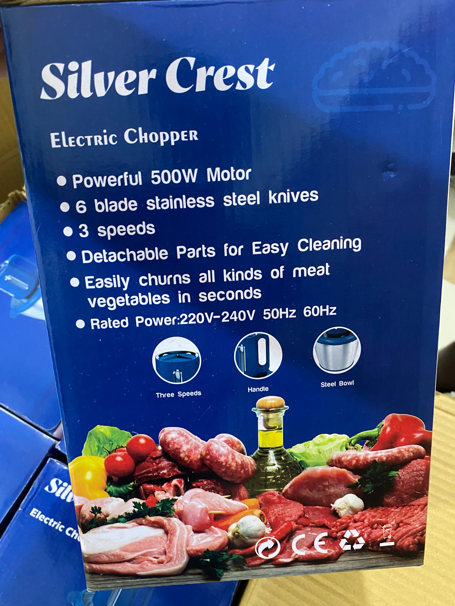 silver crest chopper 3 liter Meat Chopper  Electric Meat Grinder 3 liter