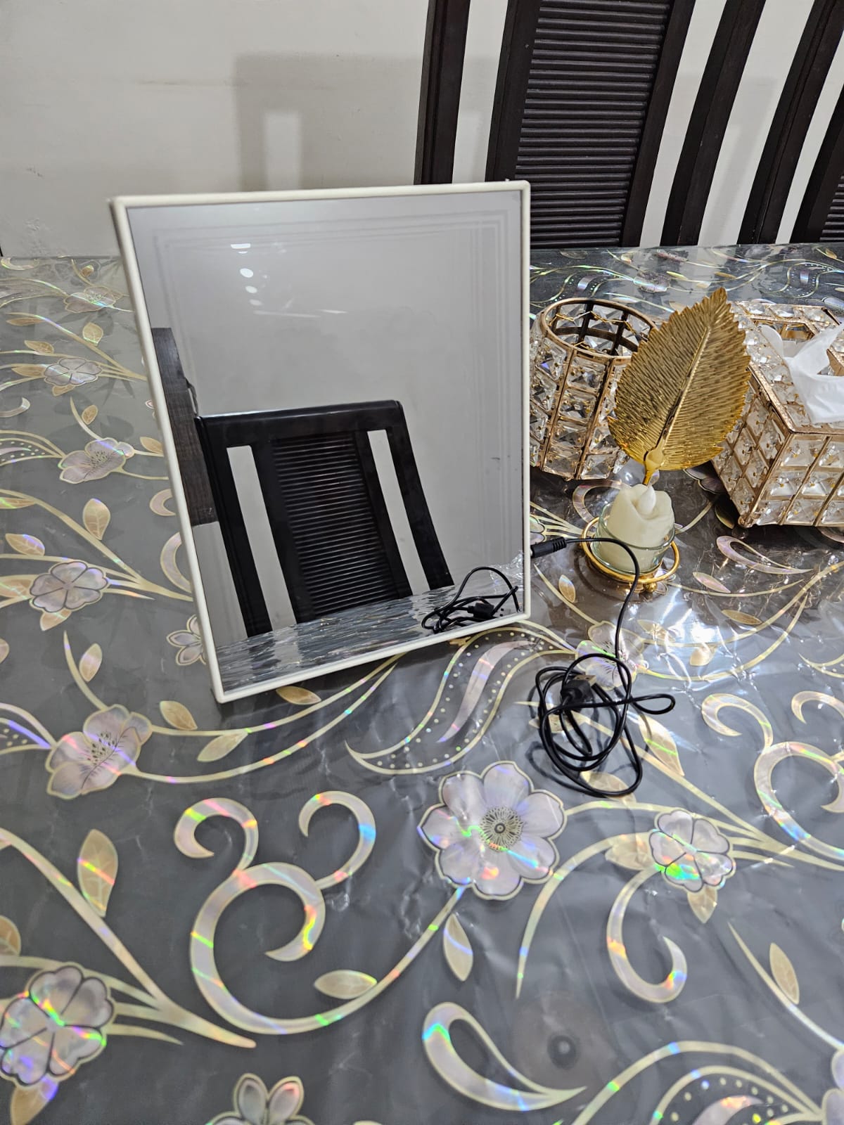 3D Magic Photo Frame With Mirror Heart Shape