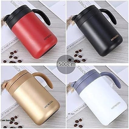 Hot & Cold Coffee Mug Thermos Double Wall Insulated Vacuum Mugs