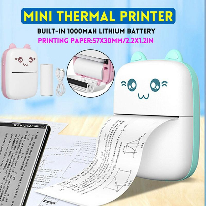 Mini Portable Pocket Thermal Wireless Bluetooth Printer