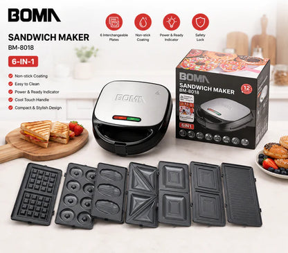 BOMA 8 in 1 Sandwich Machine Price in Pakistan