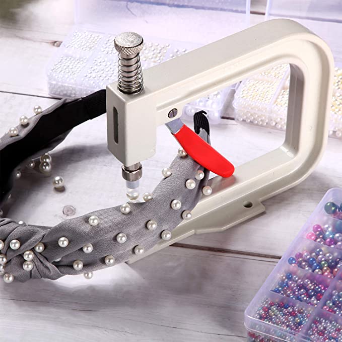 Pearl Setting Machine Manual Hand Press Beads Rivet Fixing Tool