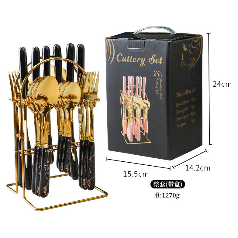 Cutlery Set 24 pcs 6 person serving 