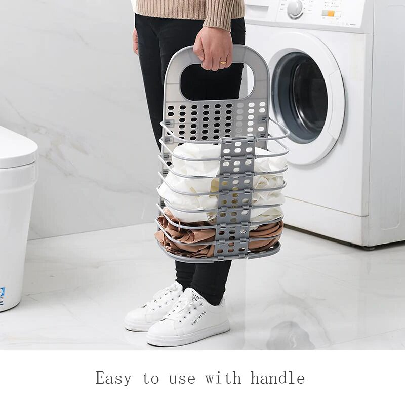 FOLDABLE LAUNDRY BASKET