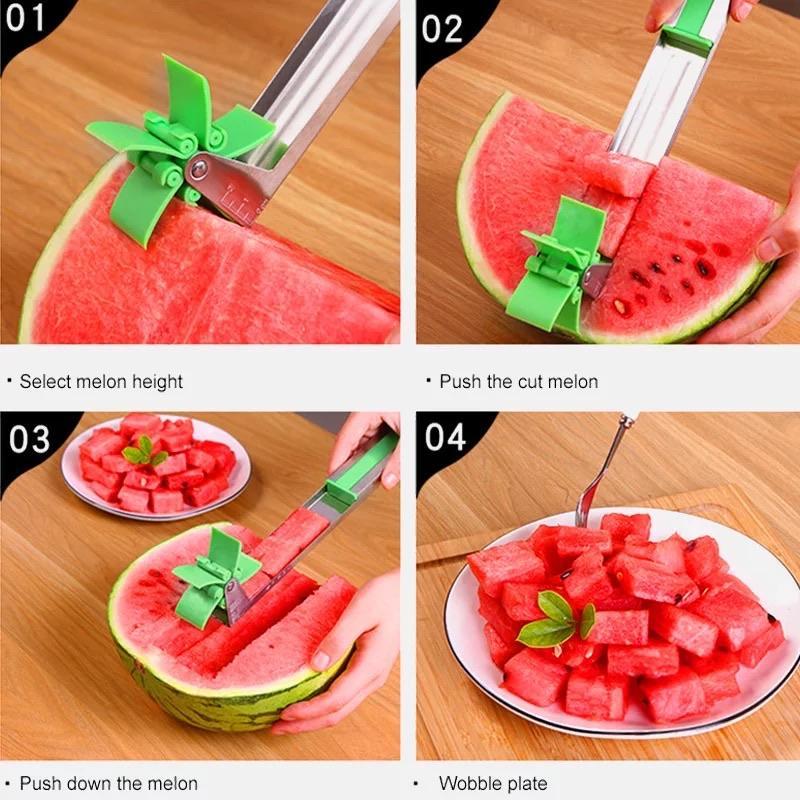 Watermelon Cube Cutter Watermelon Slicer Windmill Perfect Cube Slicer