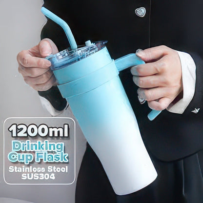 Stainless Steel Coffee Travel Mug with Handle Quencher H2 Tumbler 40 OZ