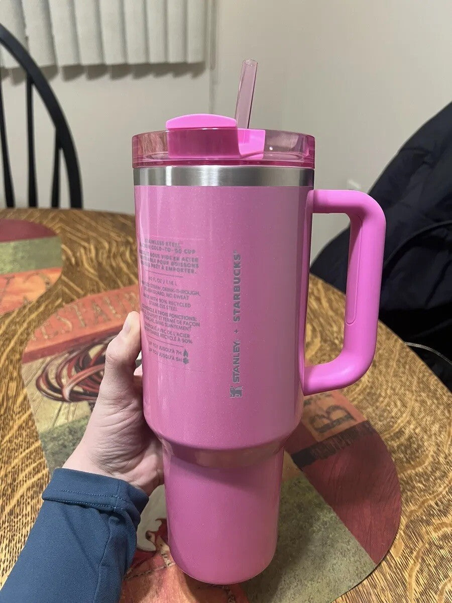 Stanley Starbucks Tumbler Pink  40oz