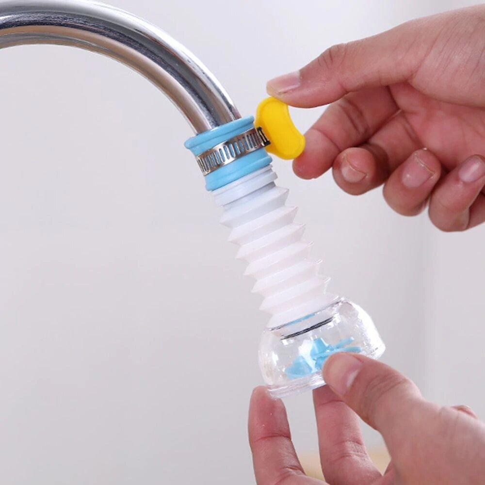 360°Rotating Faucet Water Filter, Faucet Booster Filter - kitchenly.pk