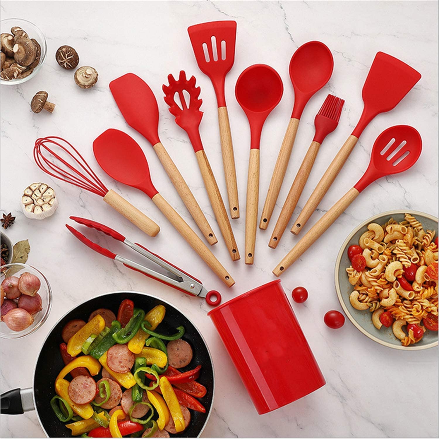 12-piece kitchen utensil set - kitchenly.pk