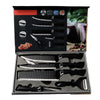 6 Pcs Non-Stick Knife Set For Kitchen, Professionals, Chef, Super Sharp High Carbon - kitchenly.pk