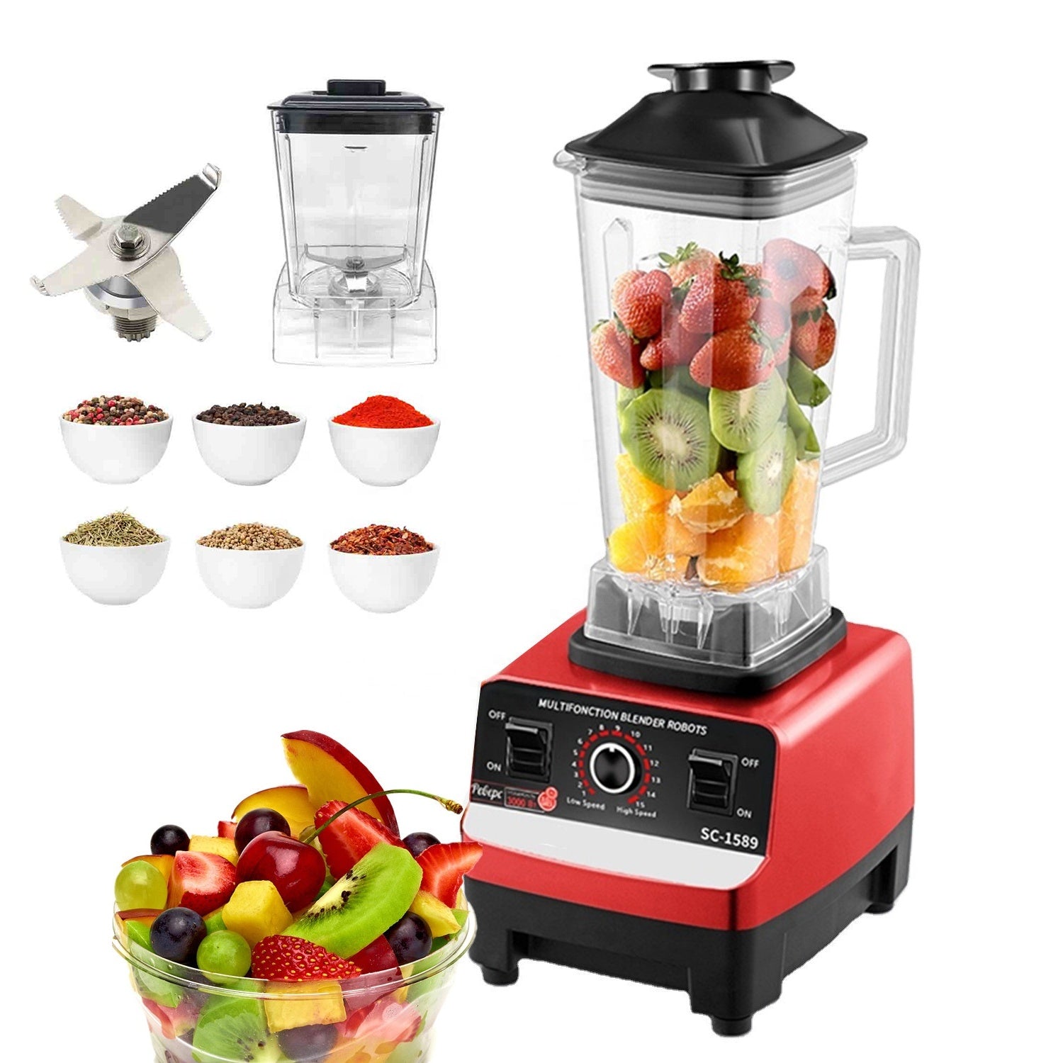 Silver Crest Multifunction 2 In 1 Juicer/Blender - kitchenly.pk