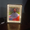 Photo Frame Magic Mirror with 3d Light LED Photo Frame/Magic Mirror Customized Magic Mirror Magic mirror photo frame 3D · Magic mirror photo frame 3D 3D Magic Mirror LED Photo Frame, For Gift Photography Frames Customized Gifts  Square Magic Mirror  Heart Shap Magic Mirror Round shaped magic Mirror