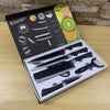 6 Pcs Non-Stick Knife Set For Kitchen, Professionals, Chef, Super Sharp High Carbon - kitchenly.pk